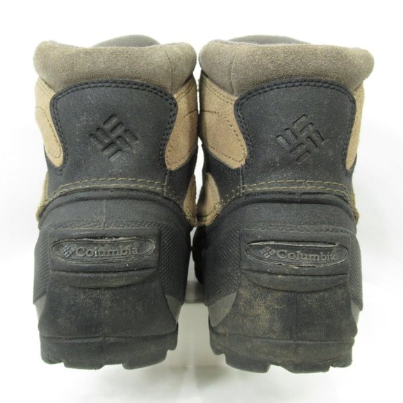 COLUMBIA Cascadian Boots Mens Size 8 Winter Rain Duck Suede Rubber Brown Black main image 5